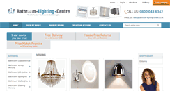Desktop Screenshot of bathroom-lighting-centre.co.uk