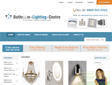 Tablet Screenshot of bathroom-lighting-centre.co.uk